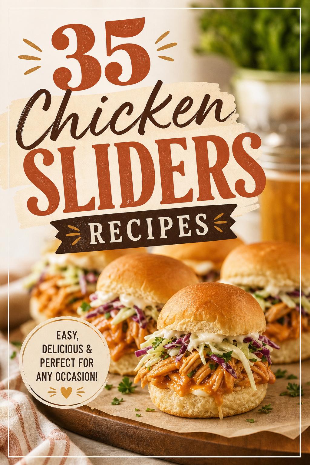 35 Chicken Sliders Recipes