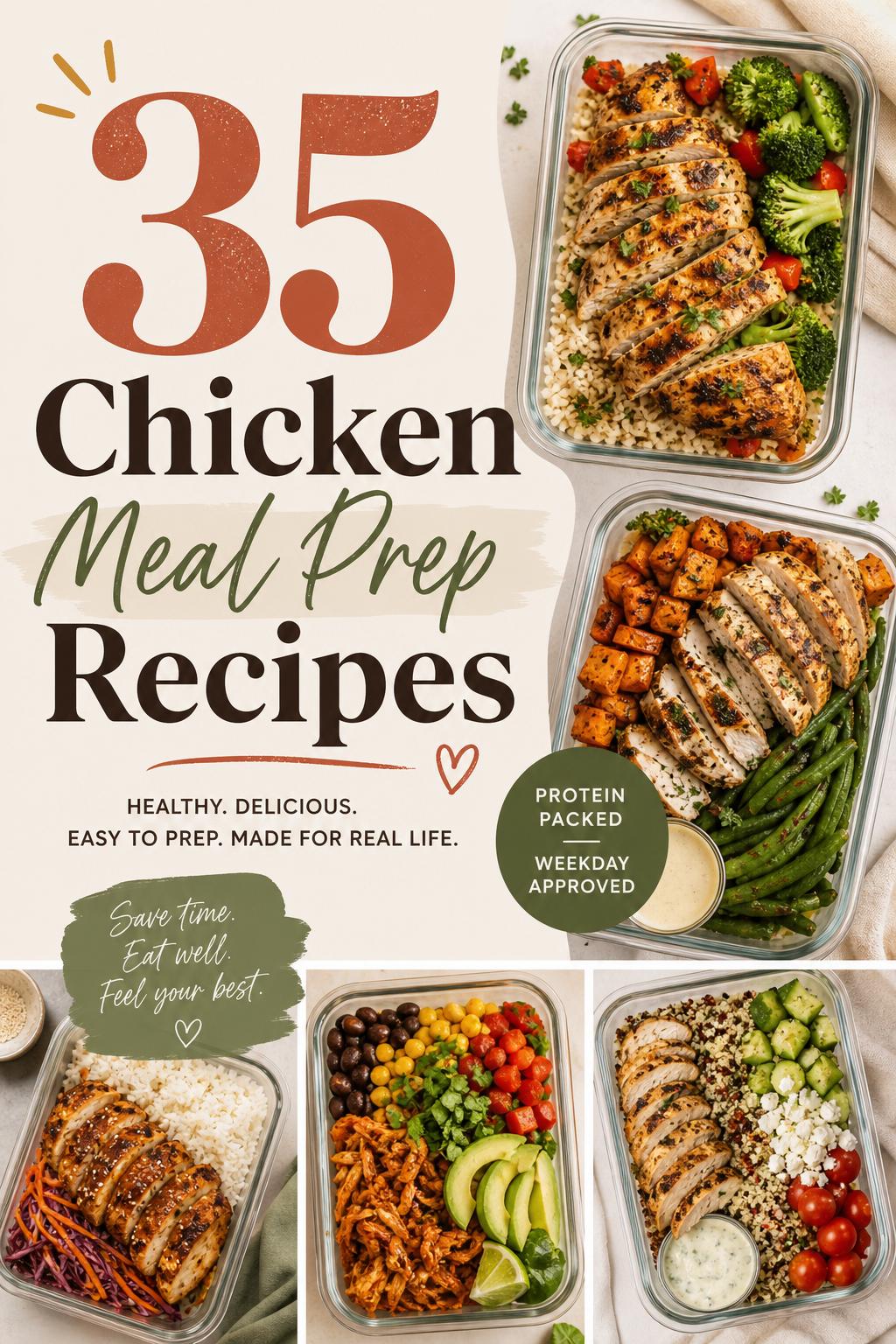 35 Chicken Meal Prep Recipes