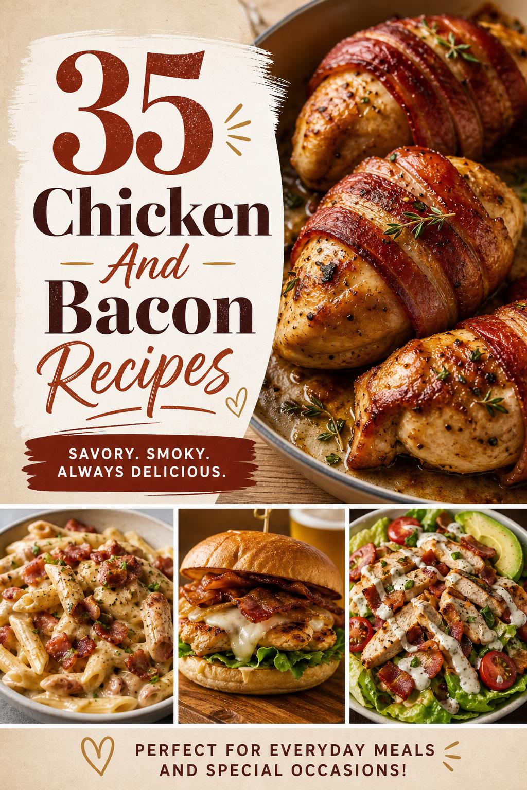 35 Chicken And Bacon Recipes