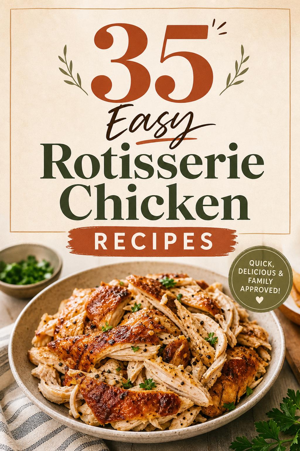 35 Easy Rotisserie Chicken Recipes