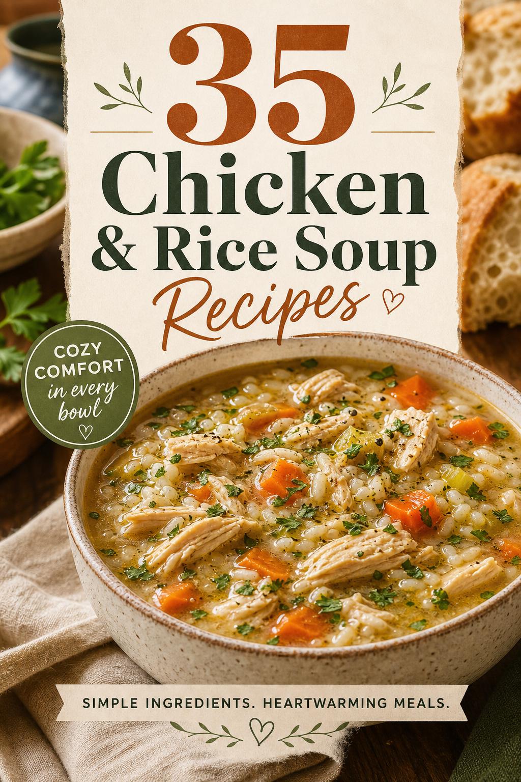 35 Chicken And Rice Soup Recipes