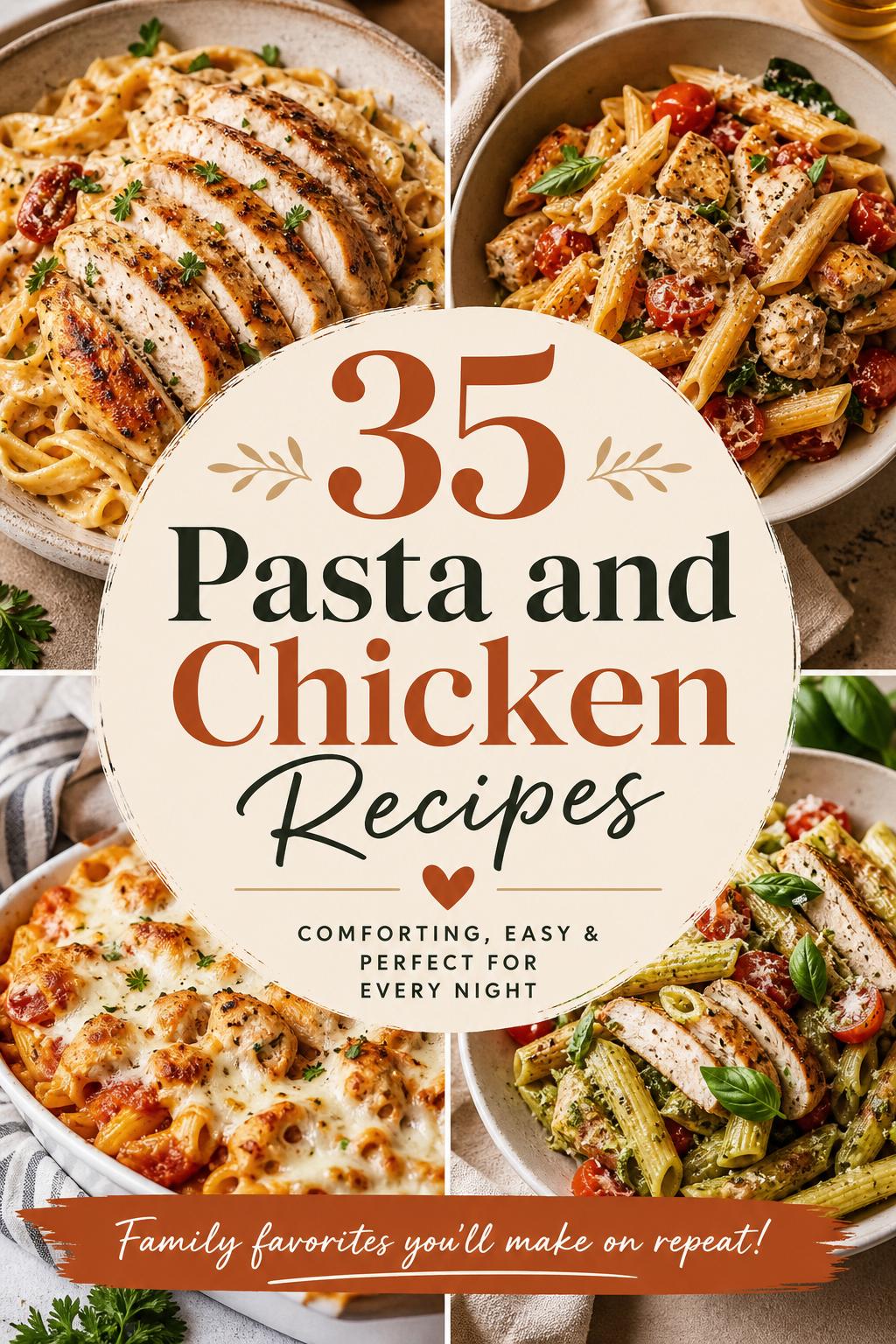 35 Pasta And Chicken Recipes