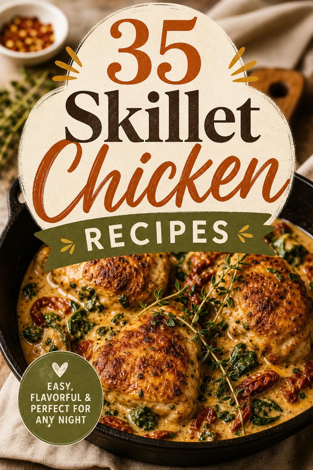 35 Skillet Chicken Recipes