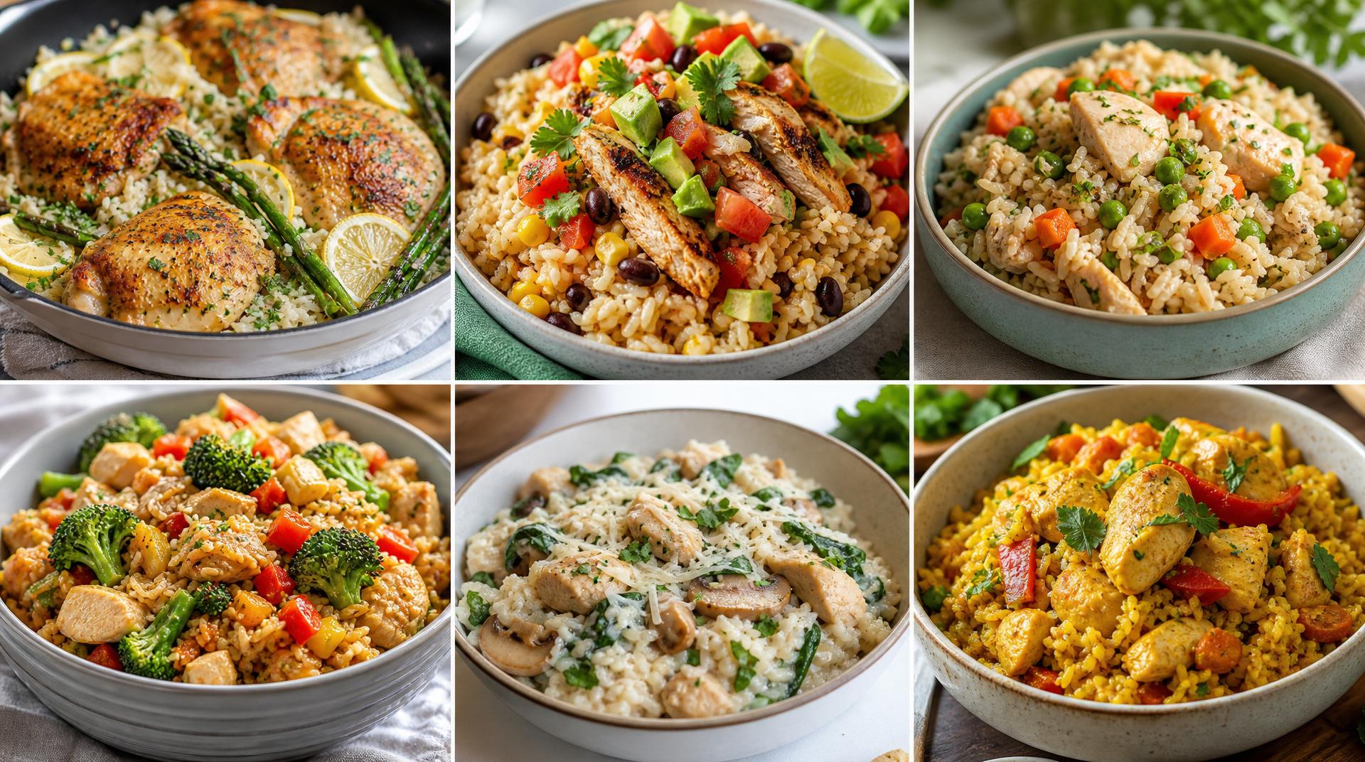 35 Healthy Chicken And Rice Recipes - Happy Muncher