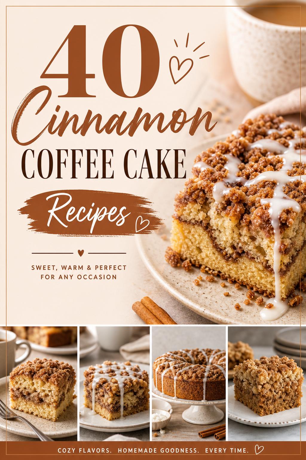 40 Cinnamon Coffee Cake Recipes