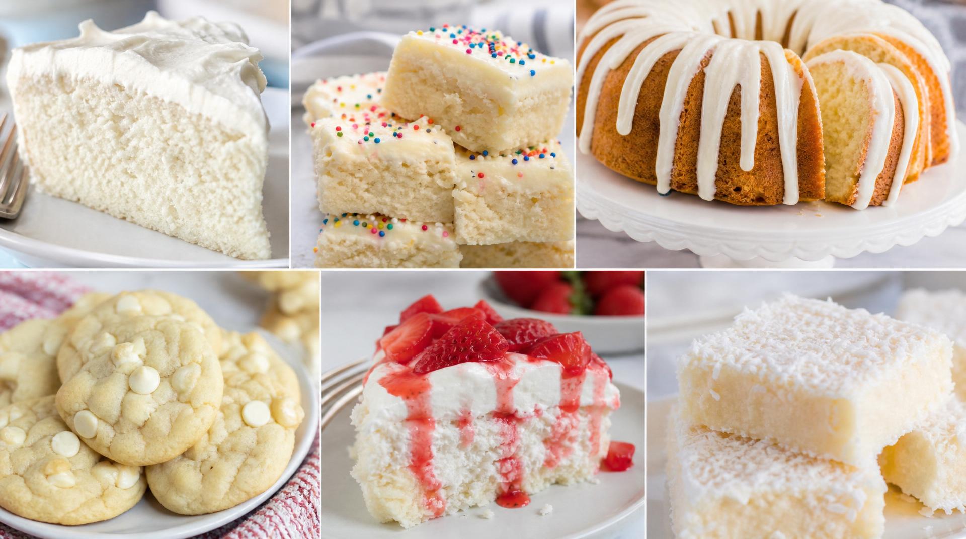 35 White Cake Mix Recipes