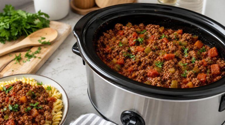 37 Crock Pot Ground Beef Recipes