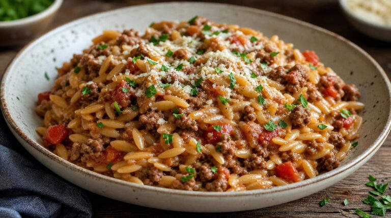 37 Ground Beef Orzo Recipes