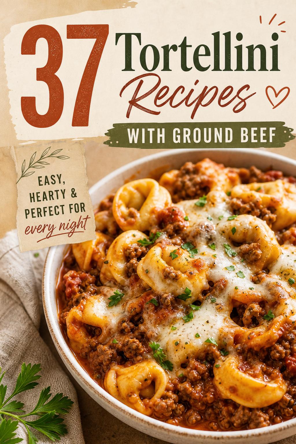 37 Tortellini Recipes With Ground Beef