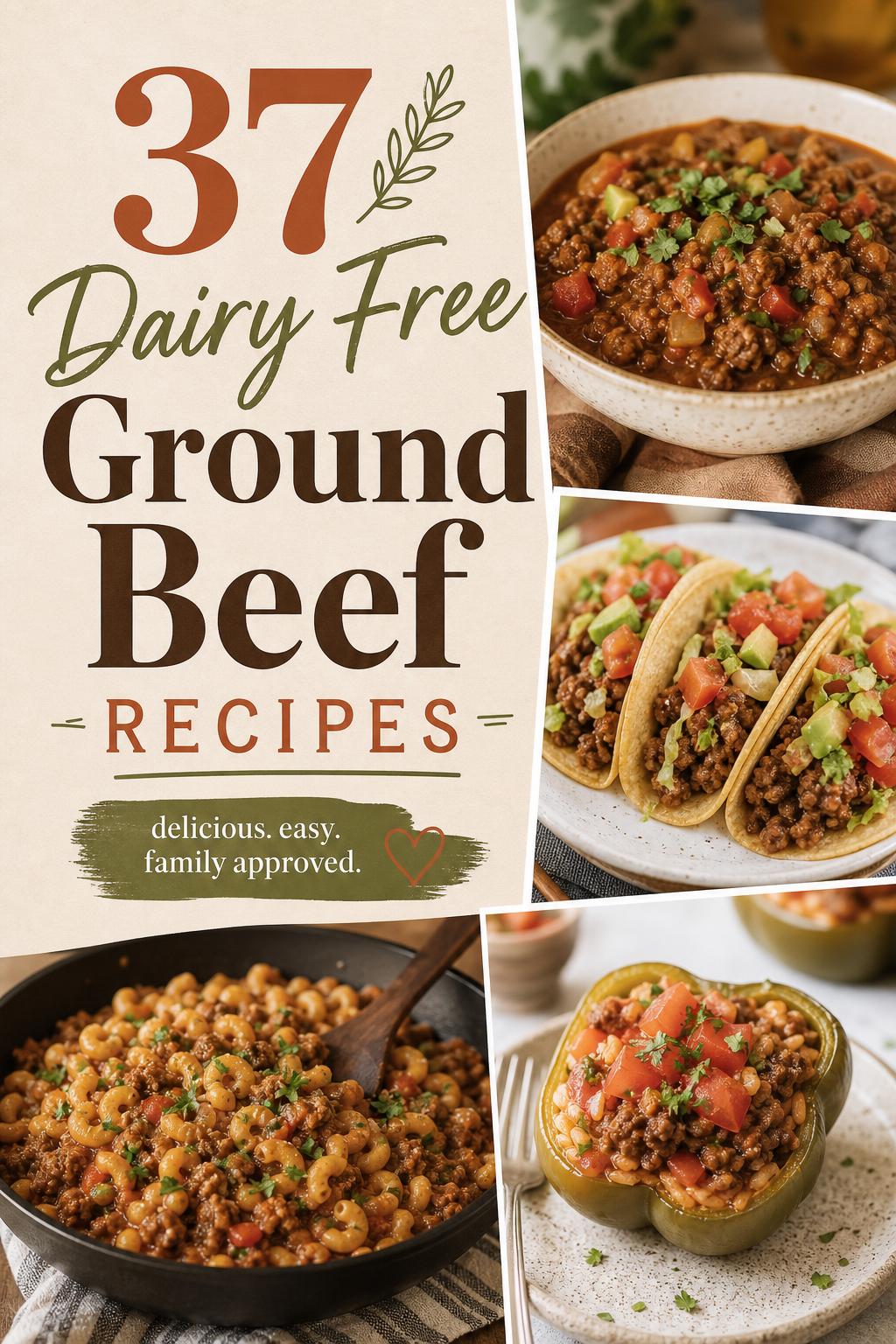37 Dairy Free Ground Beef Recipes