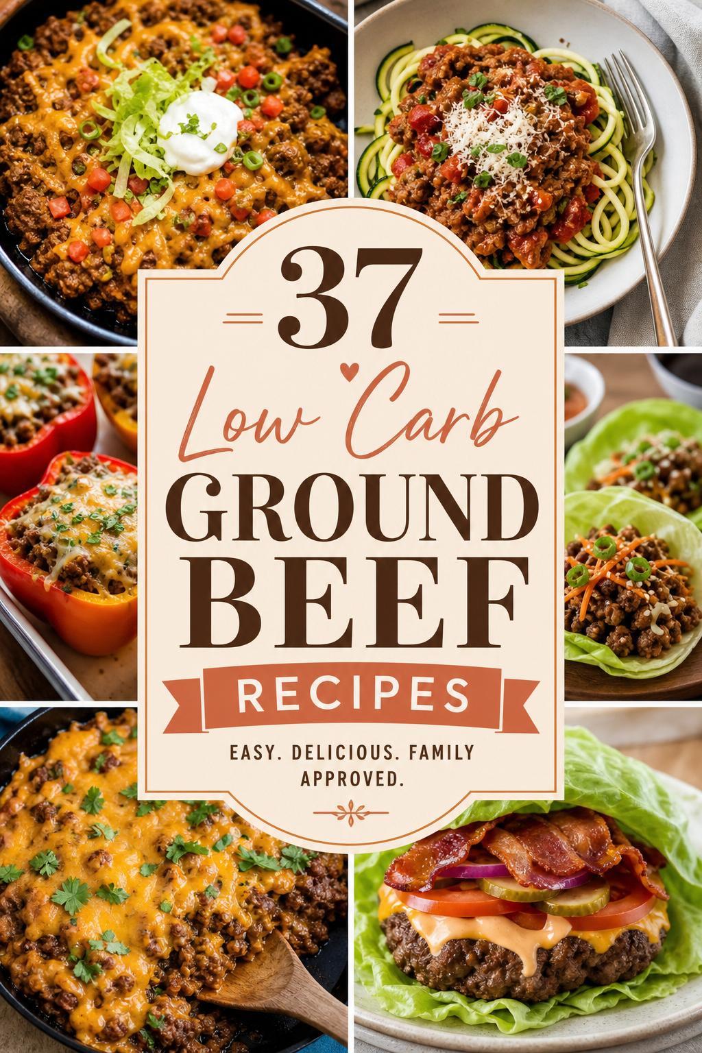 37 Low Carb Ground Beef Recipes For Dinner