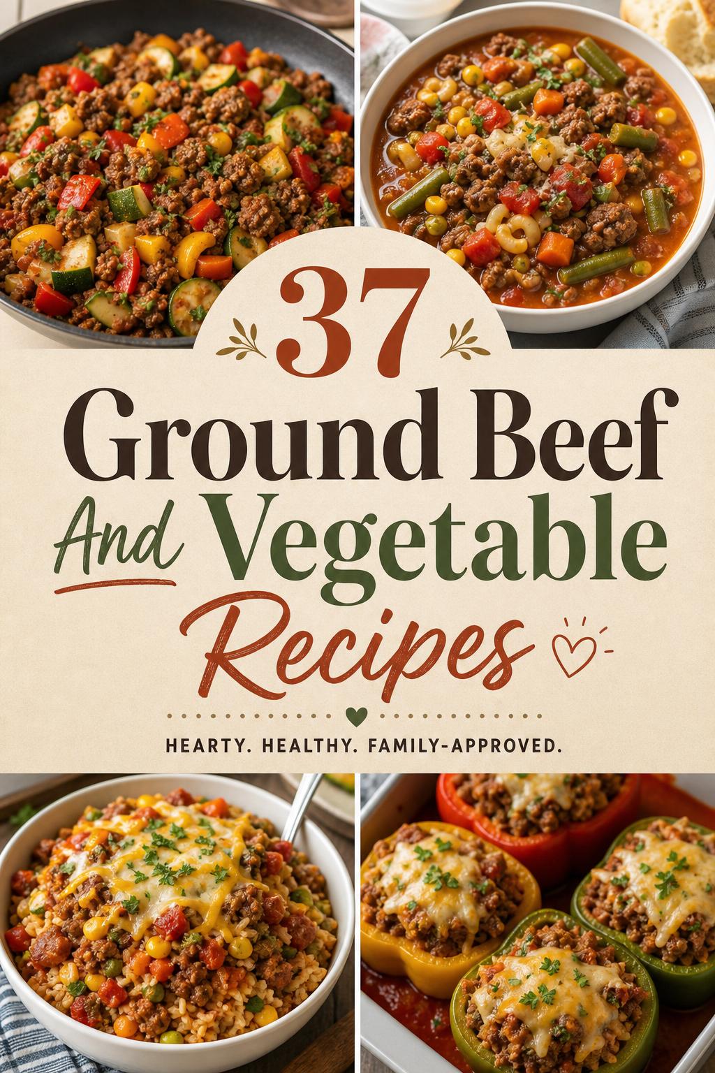 37 Ground Beef And Vegetable Recipes