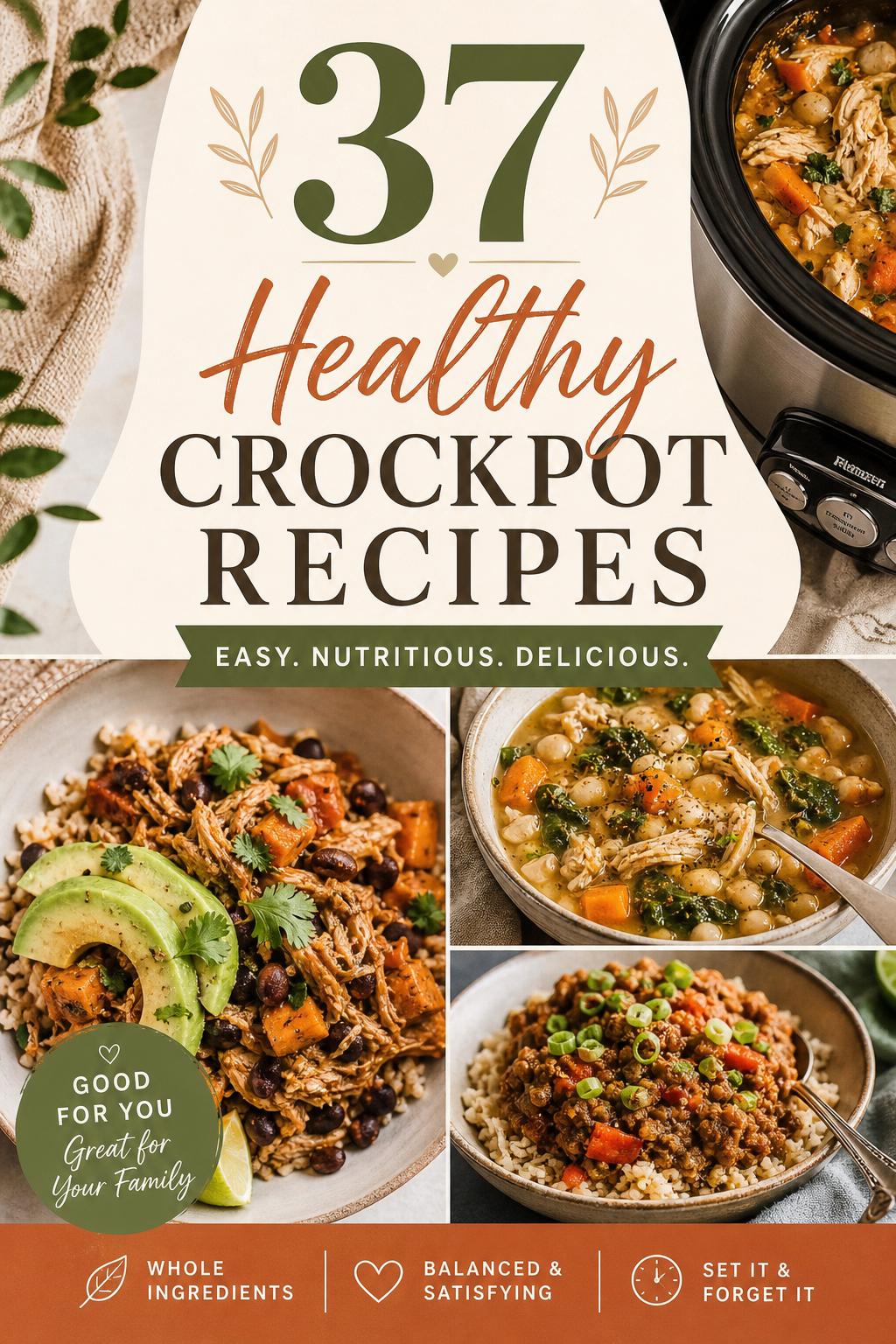 37 Healthy Crockpot Recipes