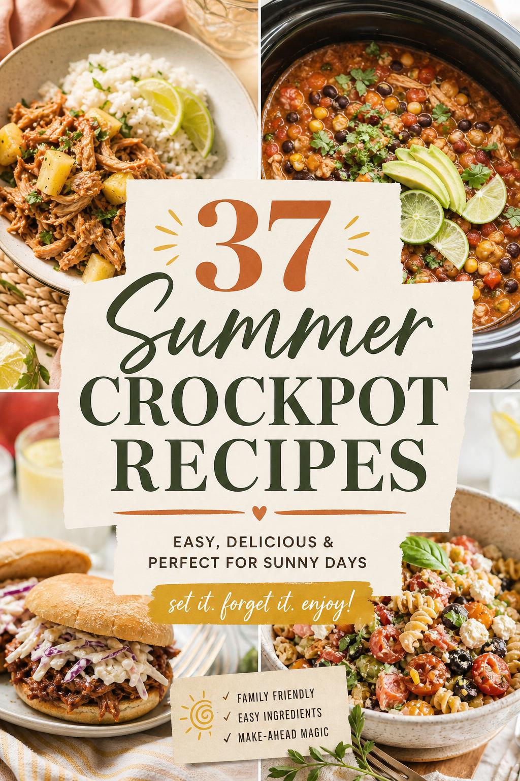 37 Summer Crockpot Recipes