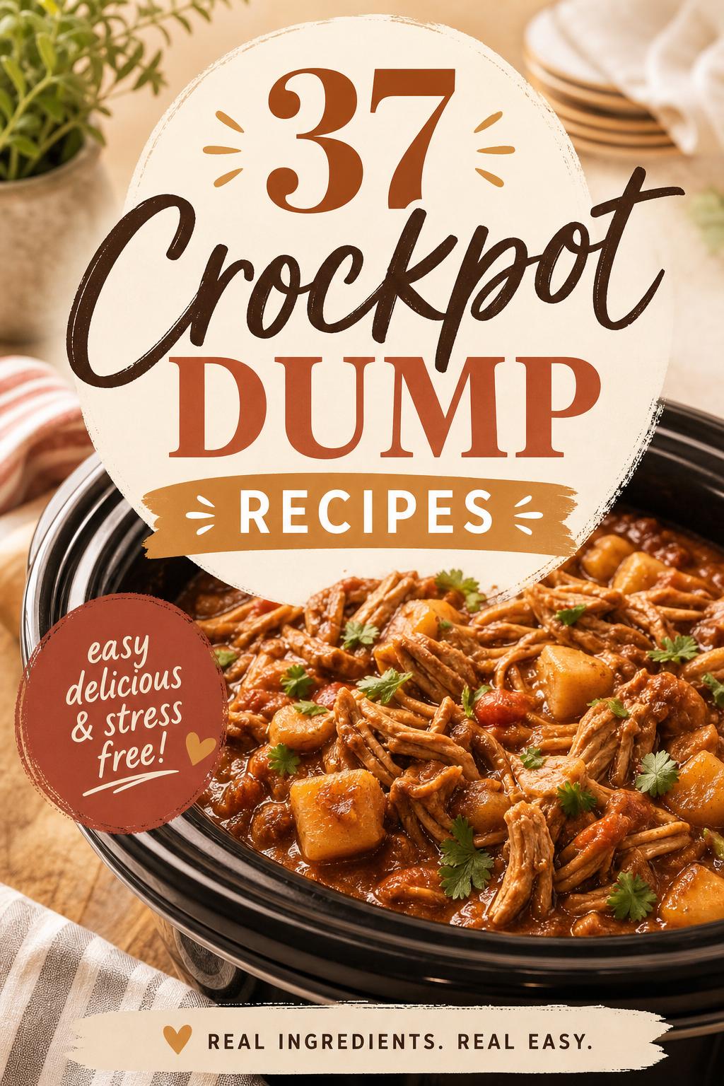 37 Crockpot Dump Recipes