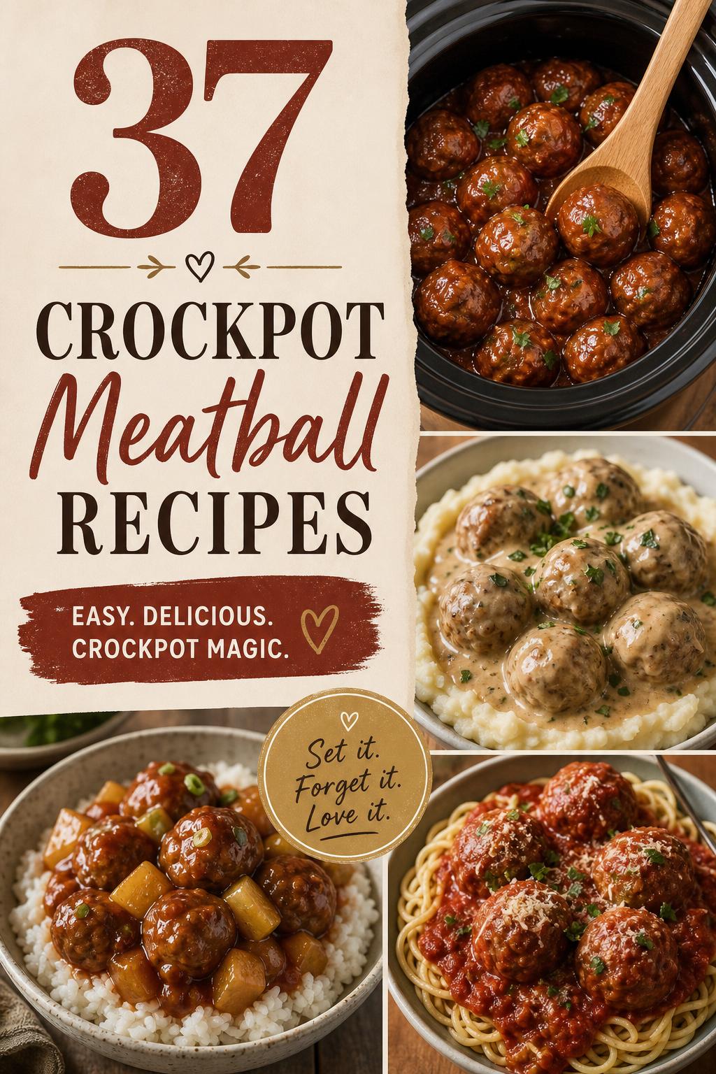 37 Crockpot Meatball Recipes