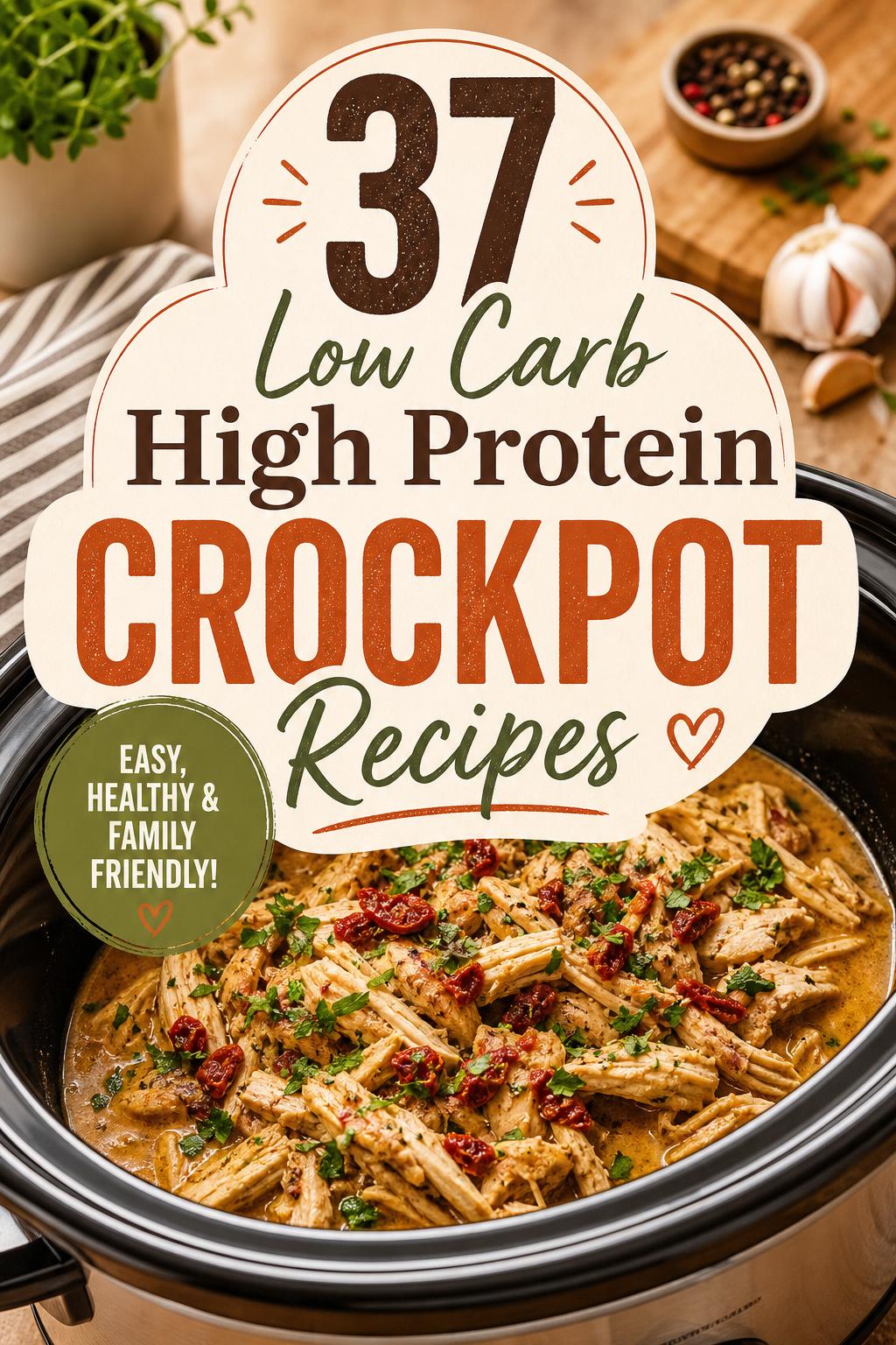 37 Low Carb High Protein Crockpot Recipes
