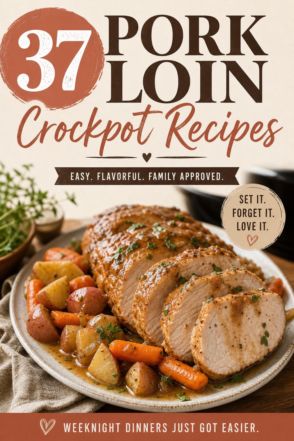 37 Porkloin Crockpot Recipes