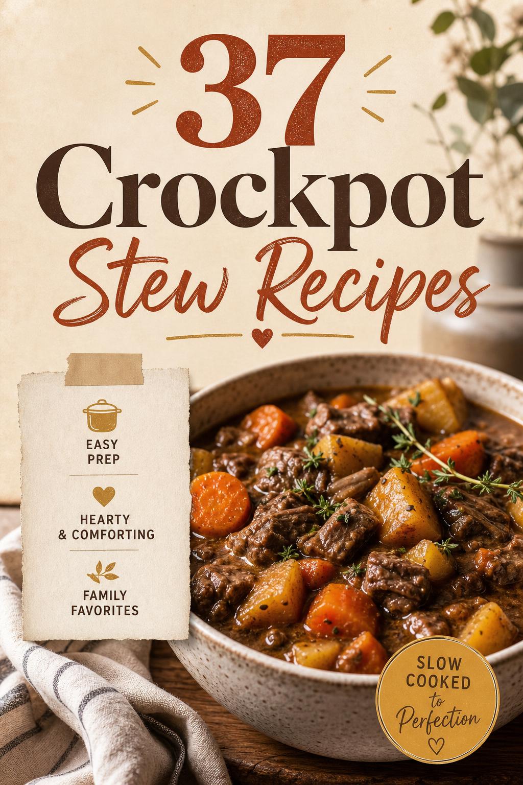 37 Crockpot Stew Recipes
