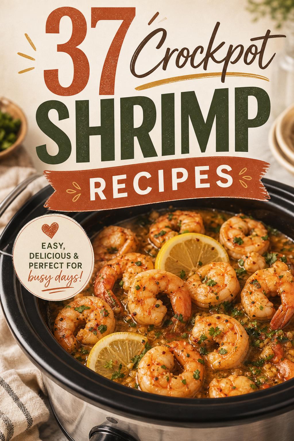 37 Crockpot Shrimp Recipes