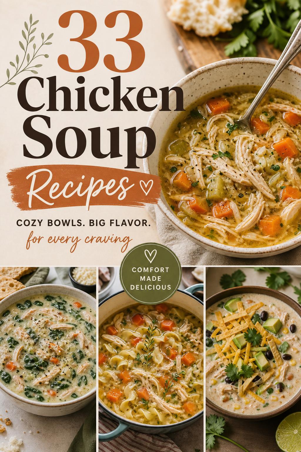 33 Chicken Soup Recipes