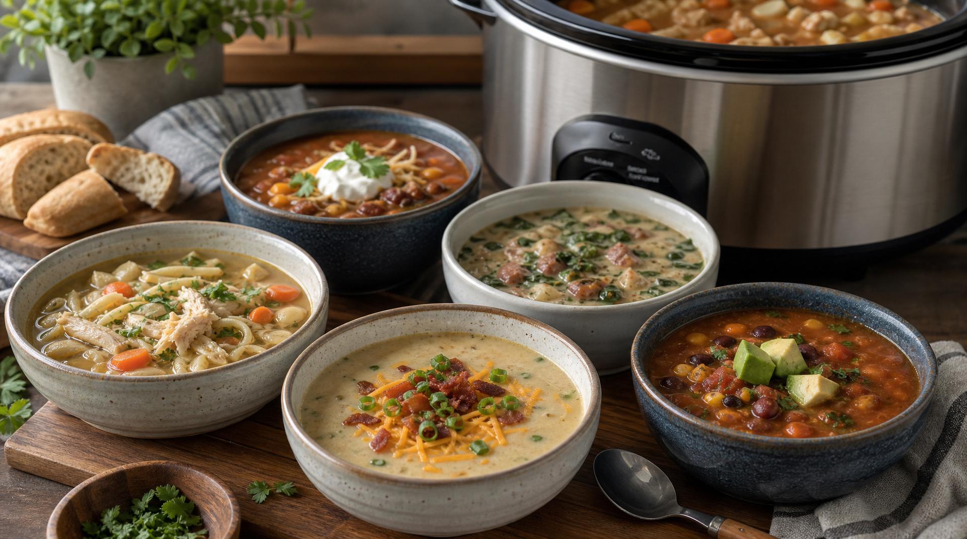33 Crockpot Soup Recipes