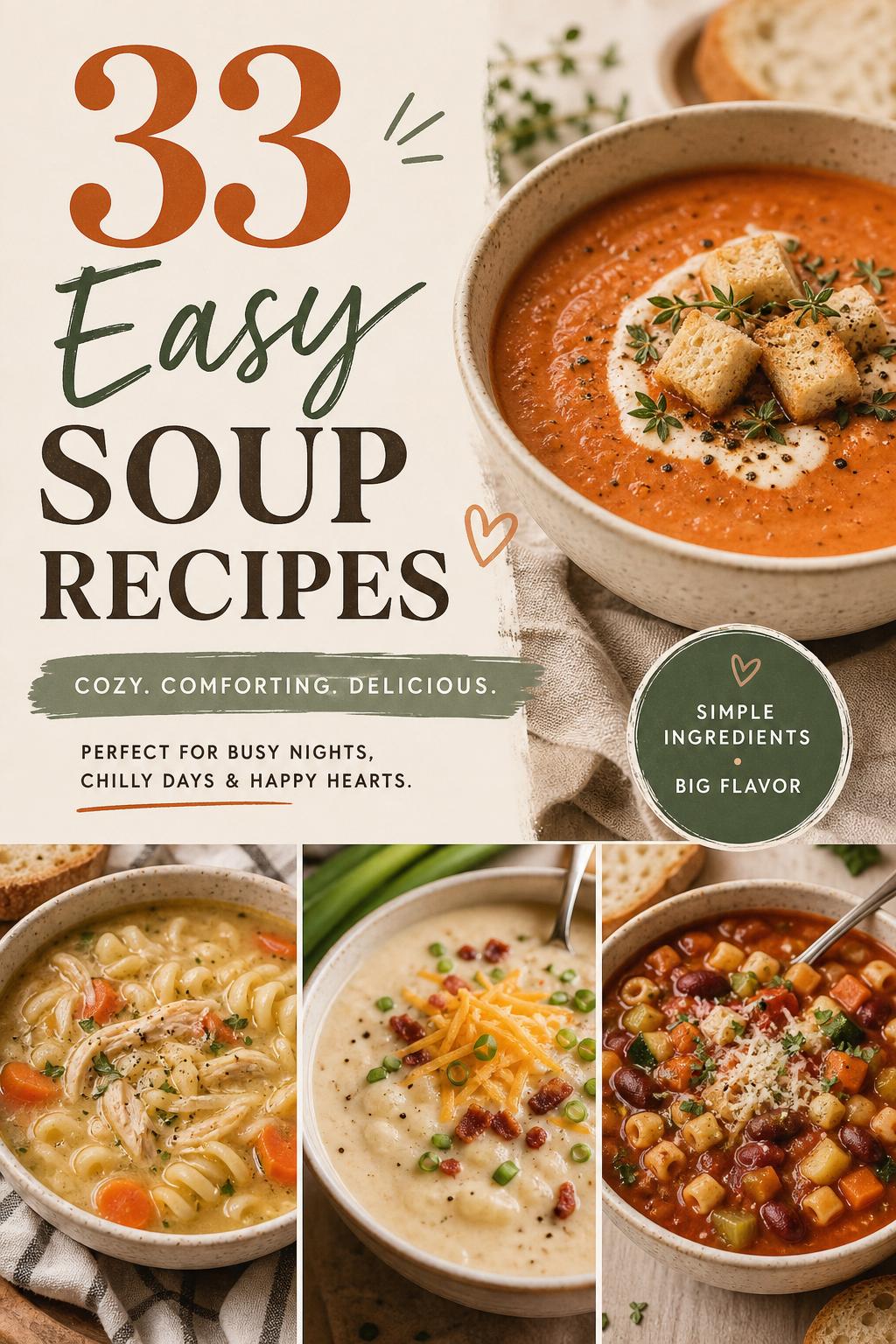 33 Easy Soup Recipes