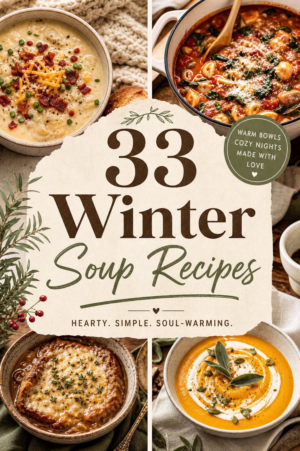 33 Winter Soup Recipes