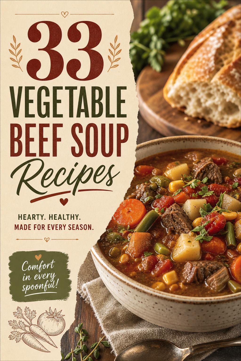 33 Vegetable Beef Soup Recipes