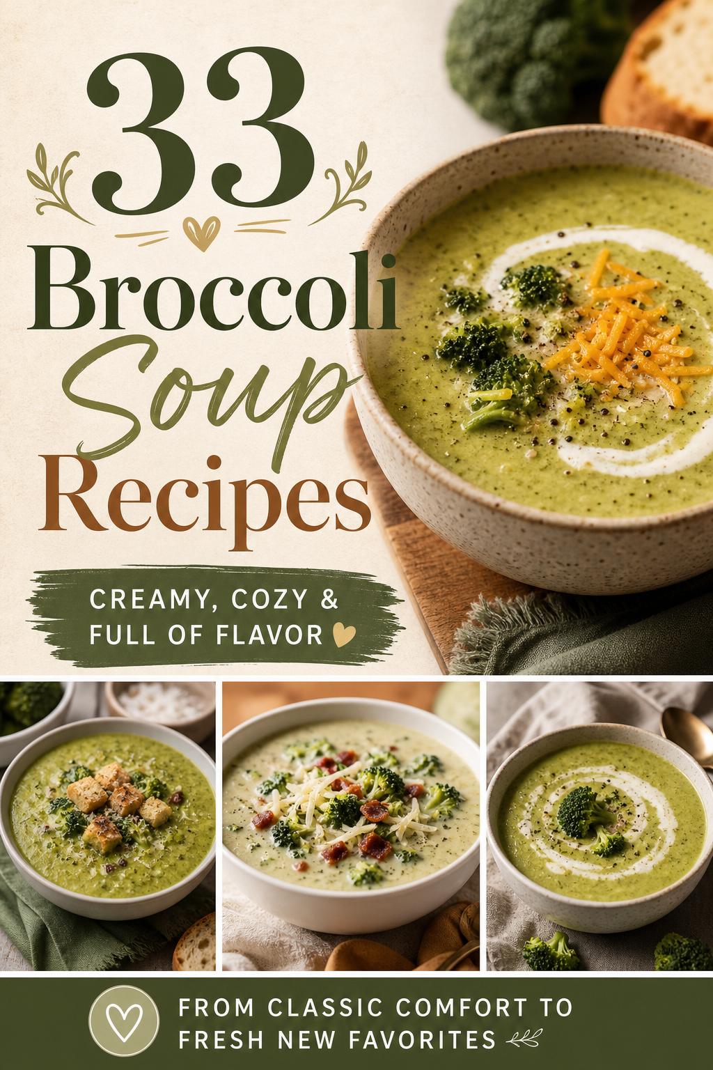 33 Broccoli Soup Recipes