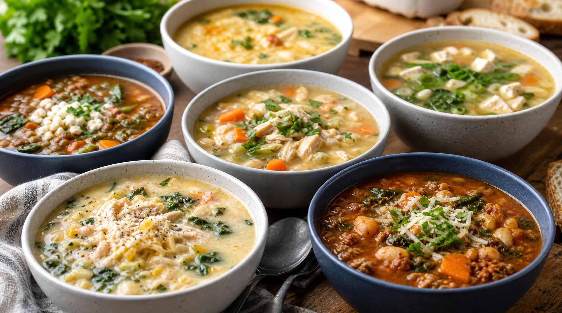 33 High Protein Soup Recipes