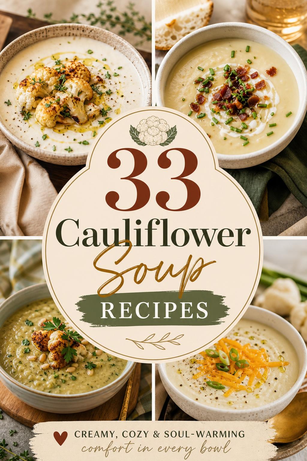 33 Cauliflower Soup Recipes