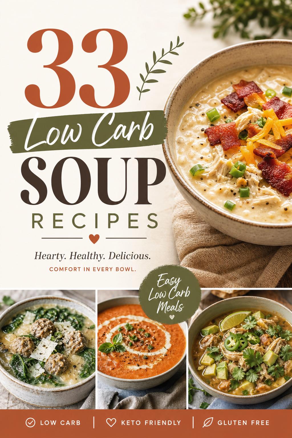 33 Low Carb Soup Recipes