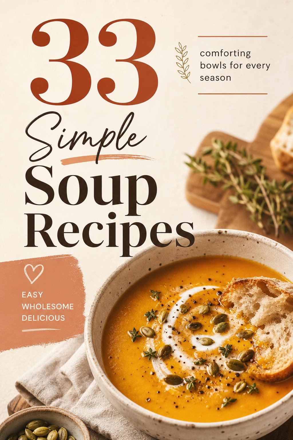 33 Simple Soup Recipes