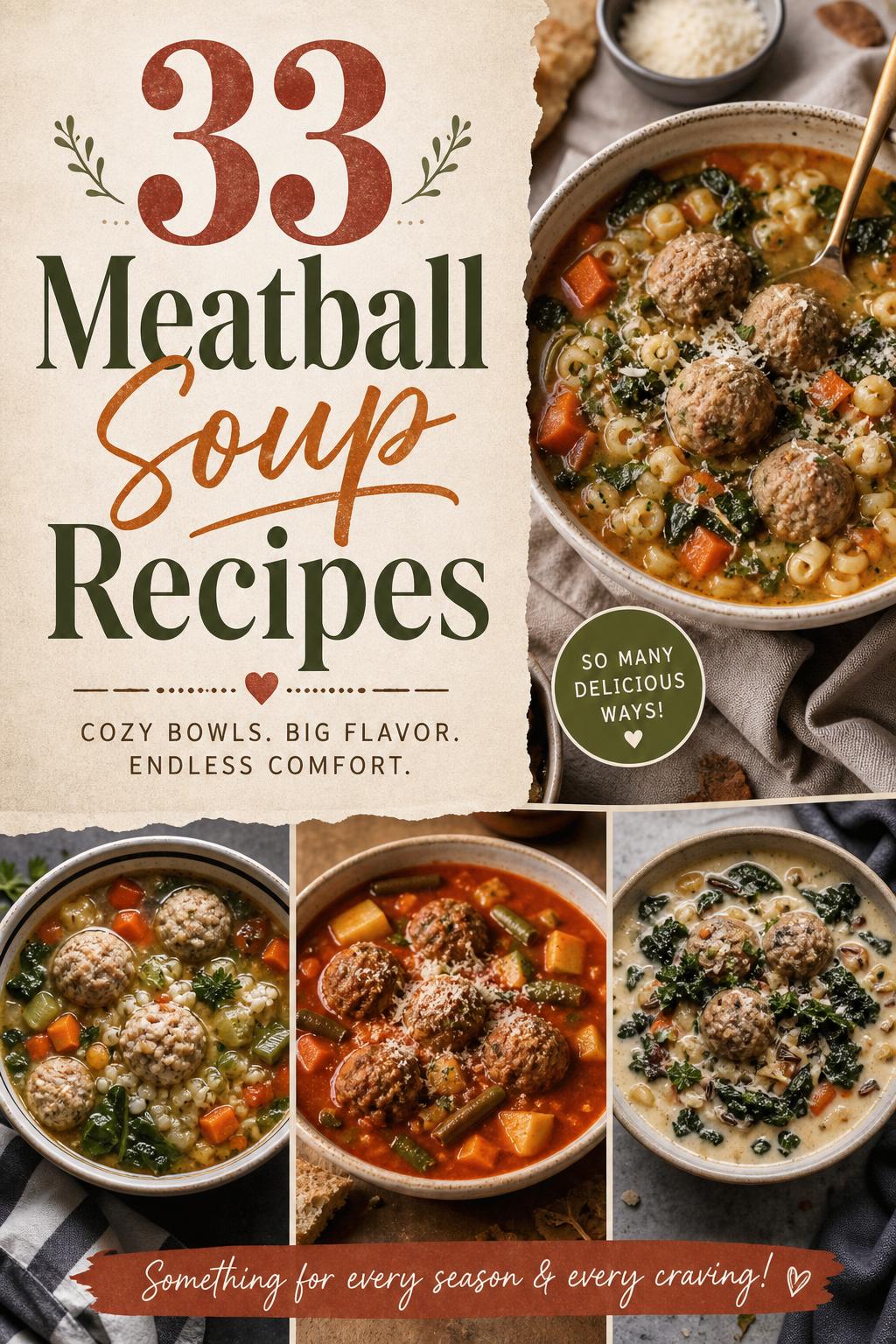 33 Meatball Soup Recipes
