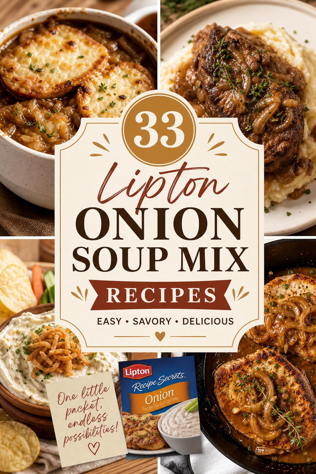33 Lipton Onion Soup Mix Recipes