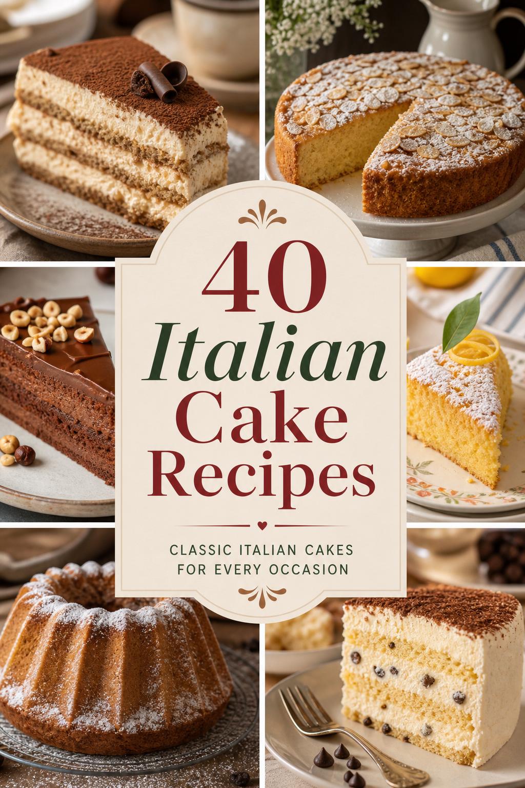 40 Italian Cake Recipes - Happy Muncher