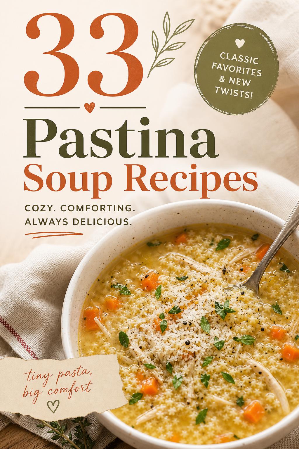 33 Pastina Soup Recipes