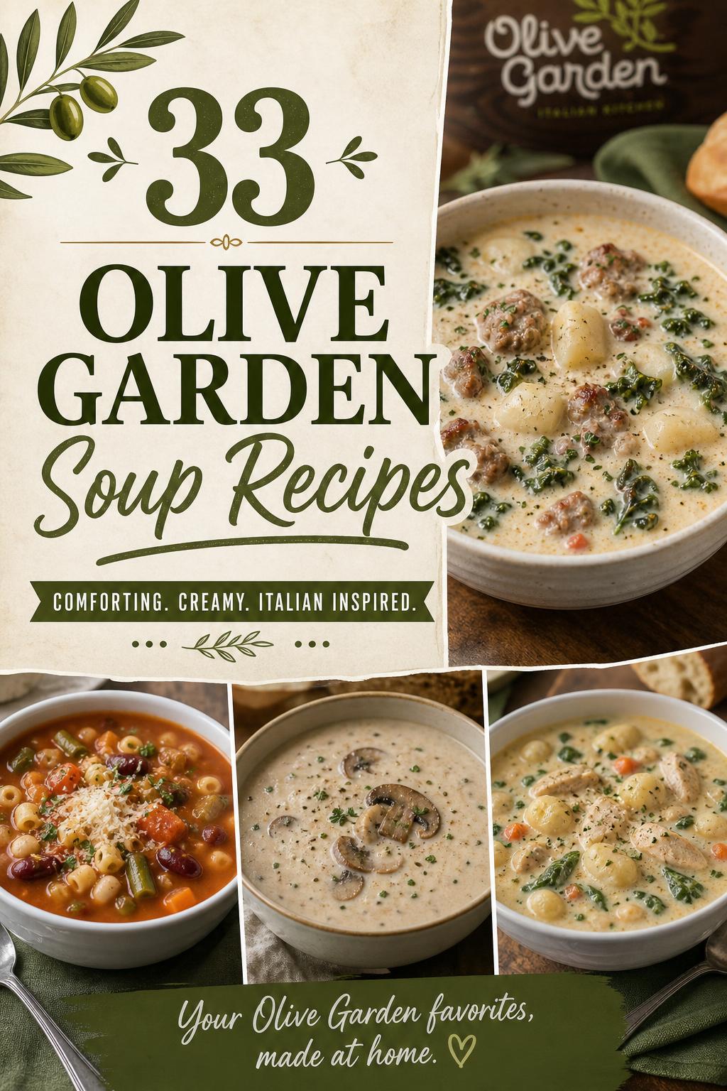 33 Olive Garden Soup Recipes