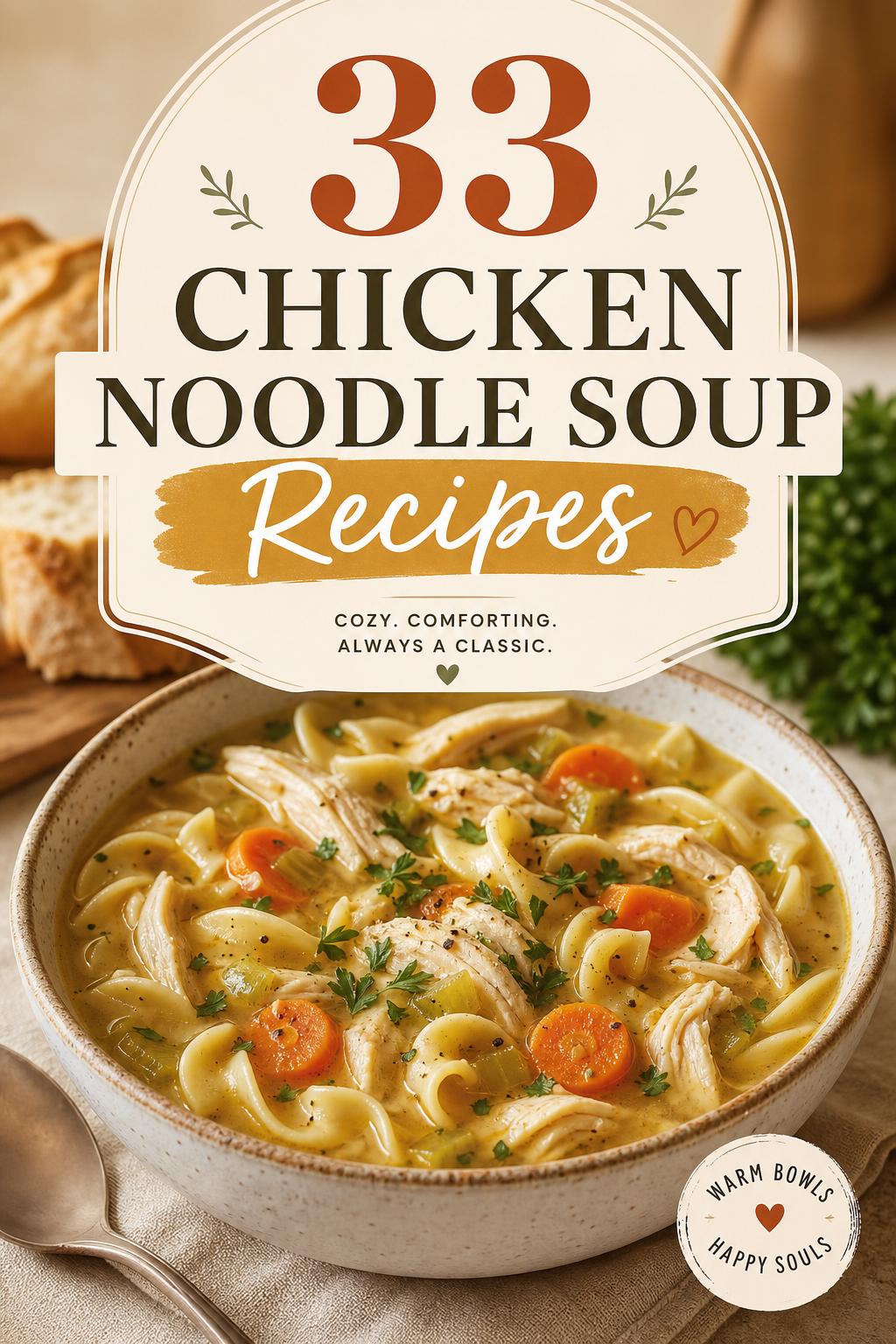 33 Chicken Noodle Soup Recipes