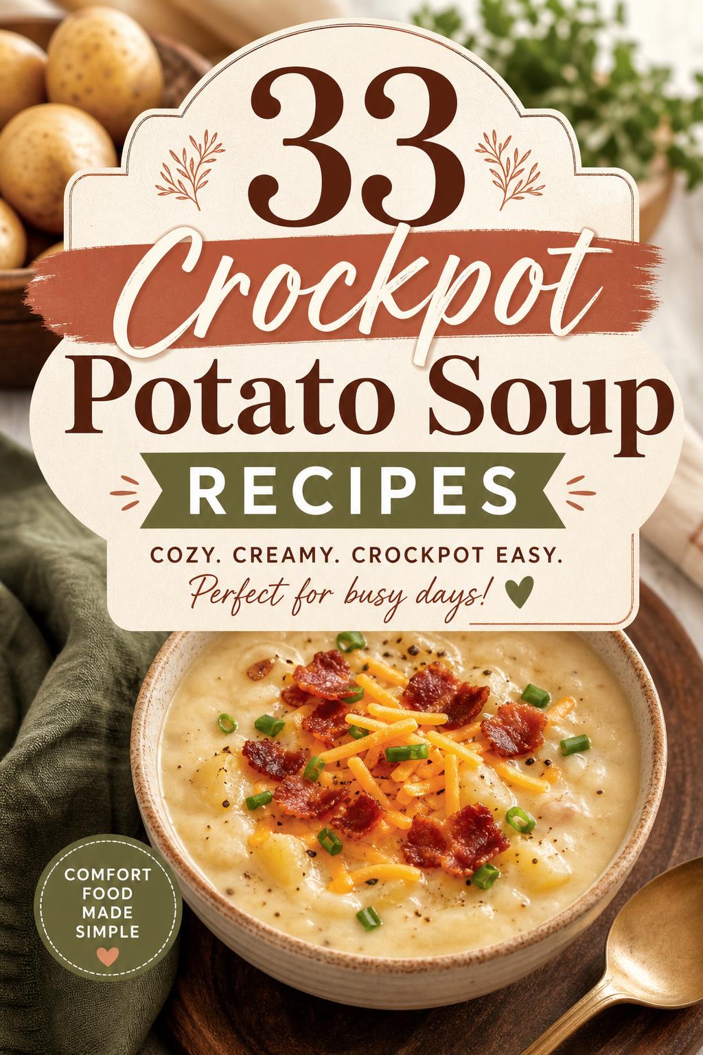 33 Crockpot Potato Soup Recipes