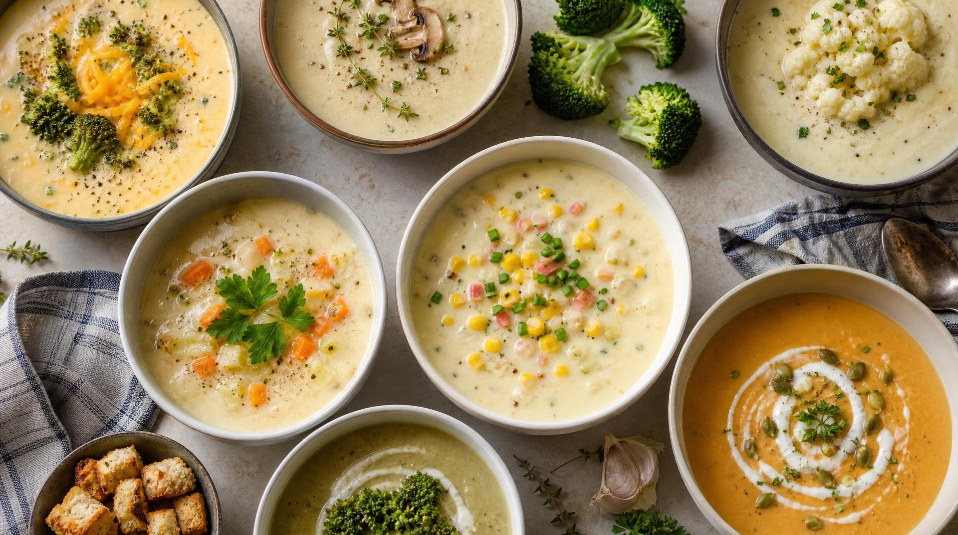 33 Creamy Vegetable Soup Recipes