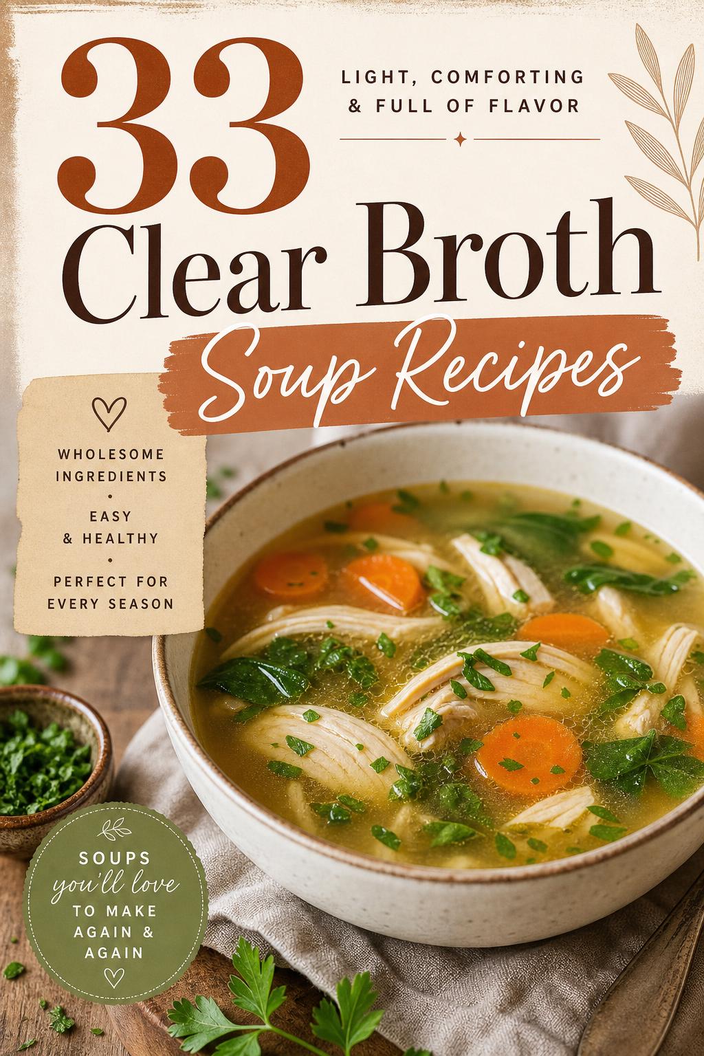 33 Clear Broth Soup Recipes - Happy Muncher