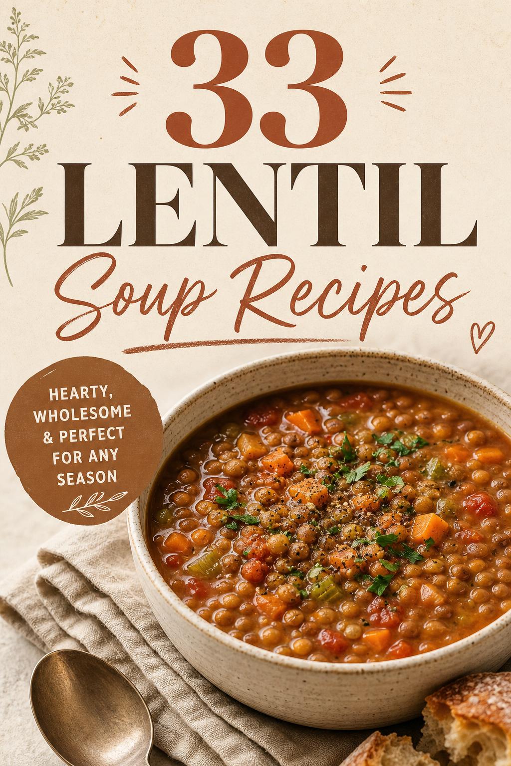 33 Lentil Soup Recipes