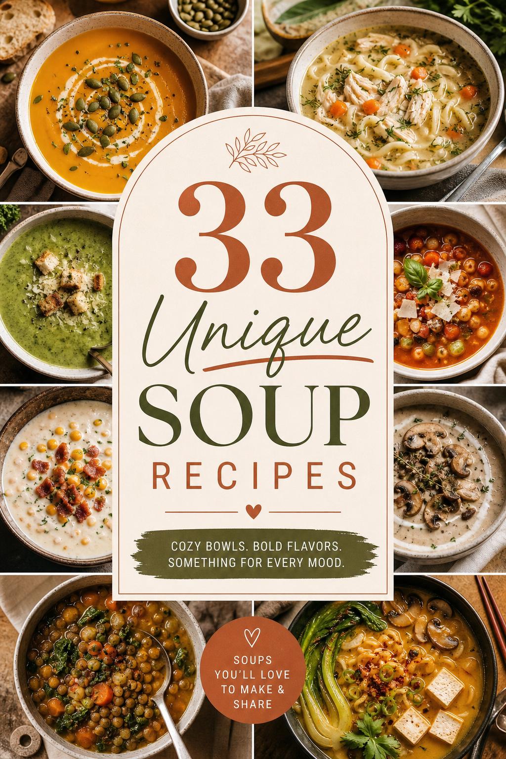 33 Unique Soup Recipes