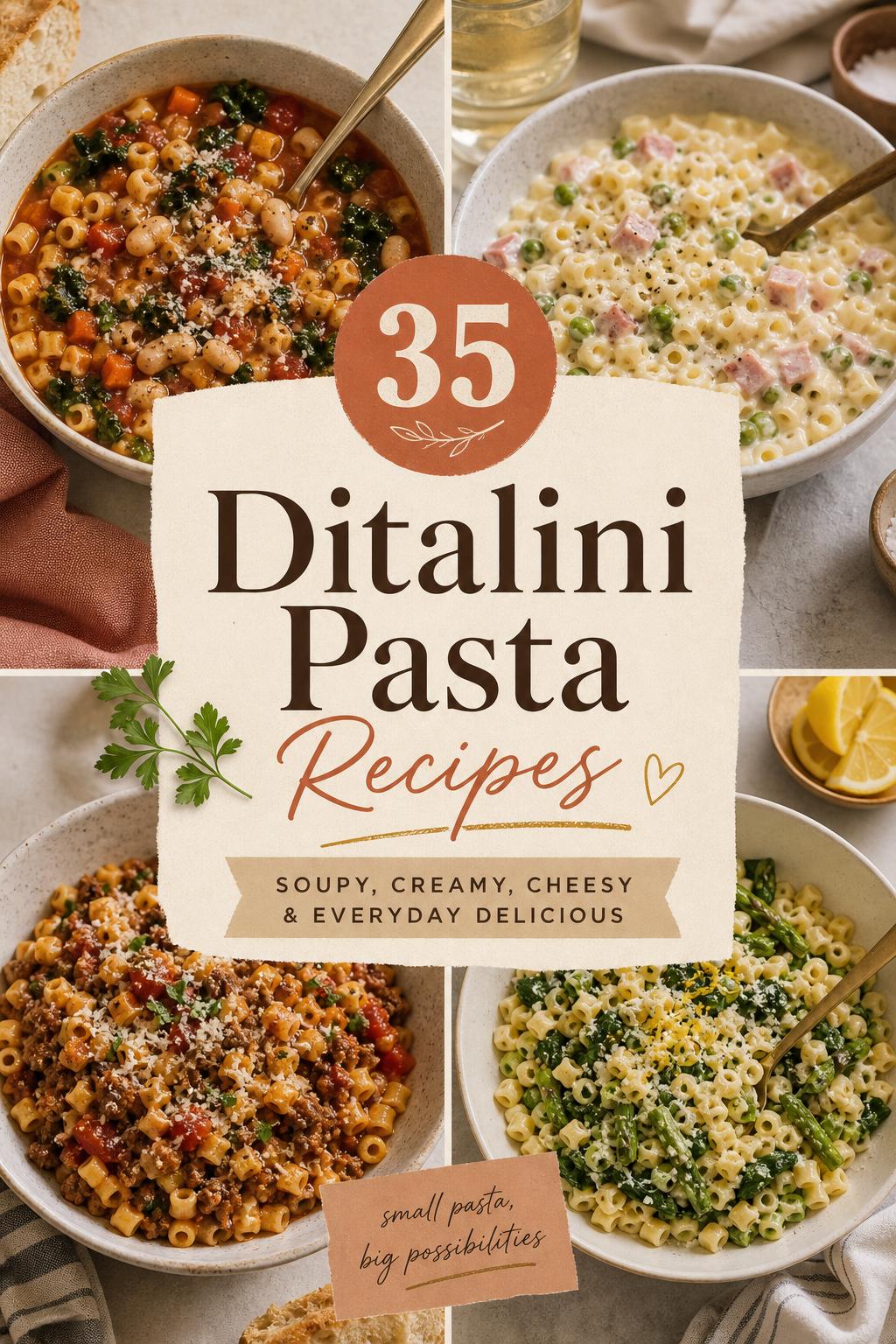 35 Ditalini Pasta Recipes
