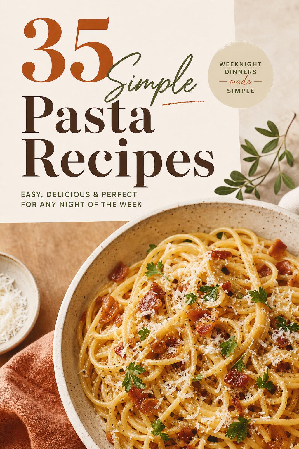 35 Simple Pasta Recipes - Happy Muncher