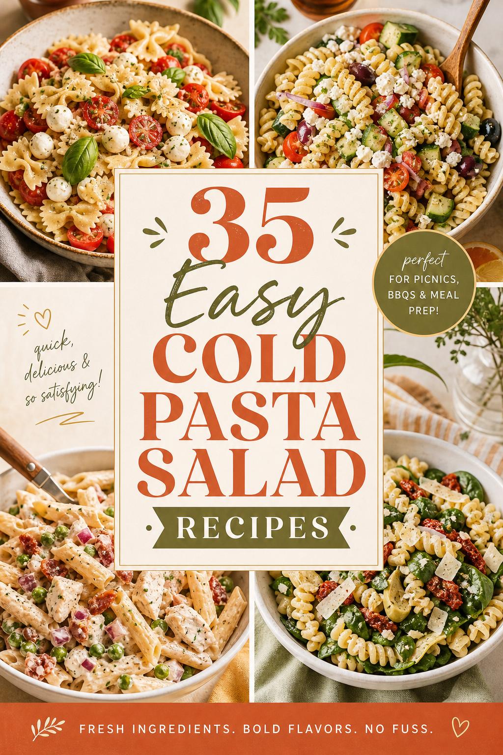 35 Easy Cold Pasta Salad Recipes