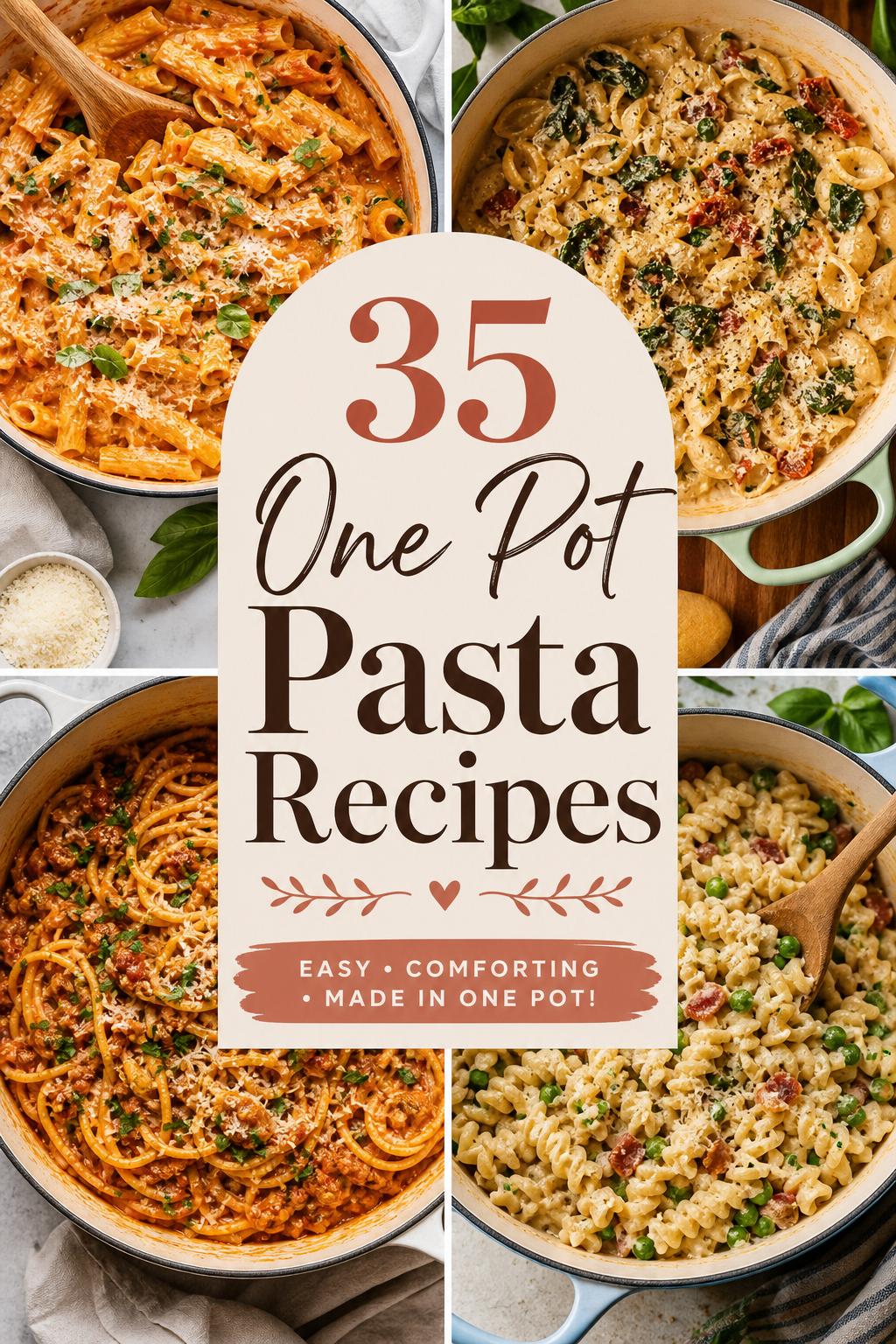 35 One Pot Pasta Recipes
