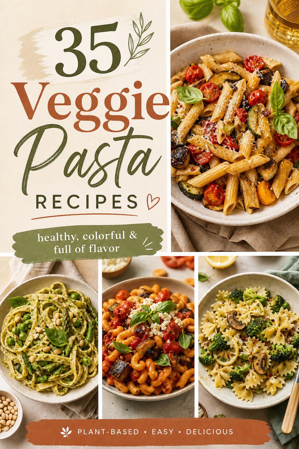 35 Veggie Pasta Recipes